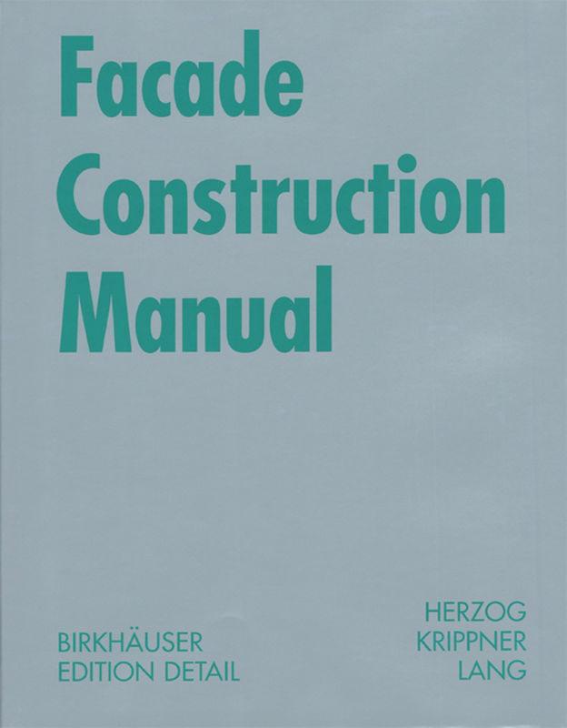 Facade Construction Manual's cover