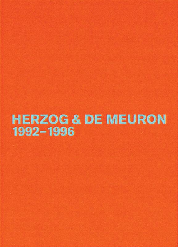 Herzog & de Meuron 1992-1996's cover