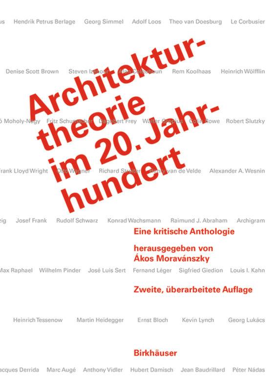 Architekturtheorie im 20. Jahrhundert's cover