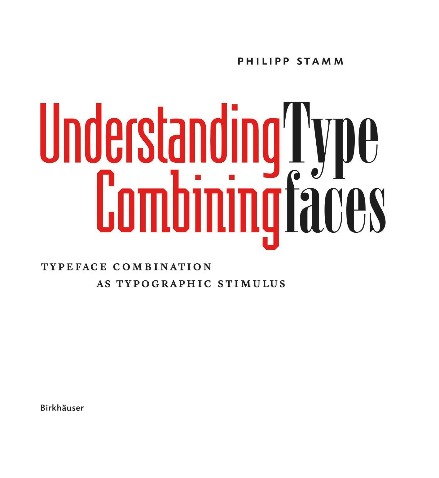 Understanding – Combining  Typefaces's cover