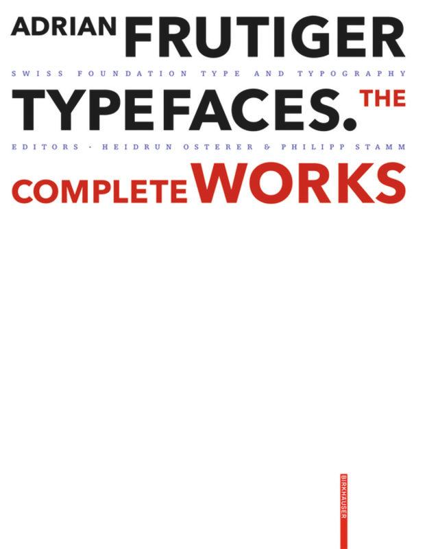Adrian Frutiger – Typefaces's cover