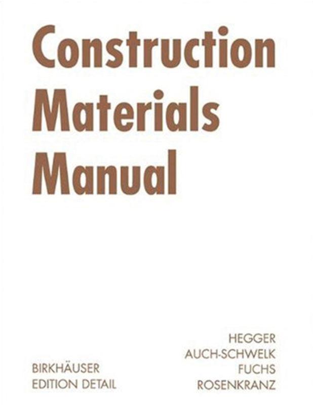 Construction Materials Manual's cover