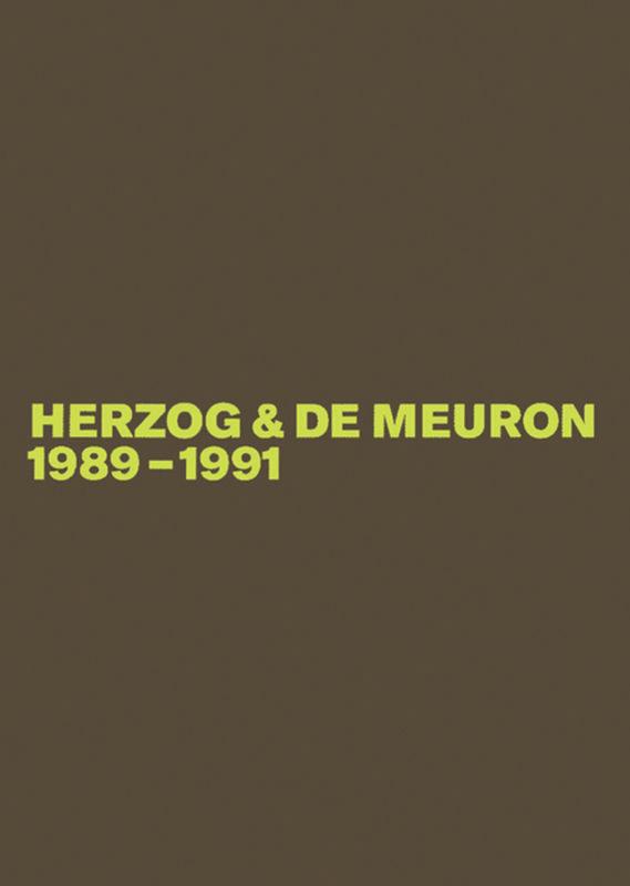 Herzog & de Meuron 1989-1991's cover