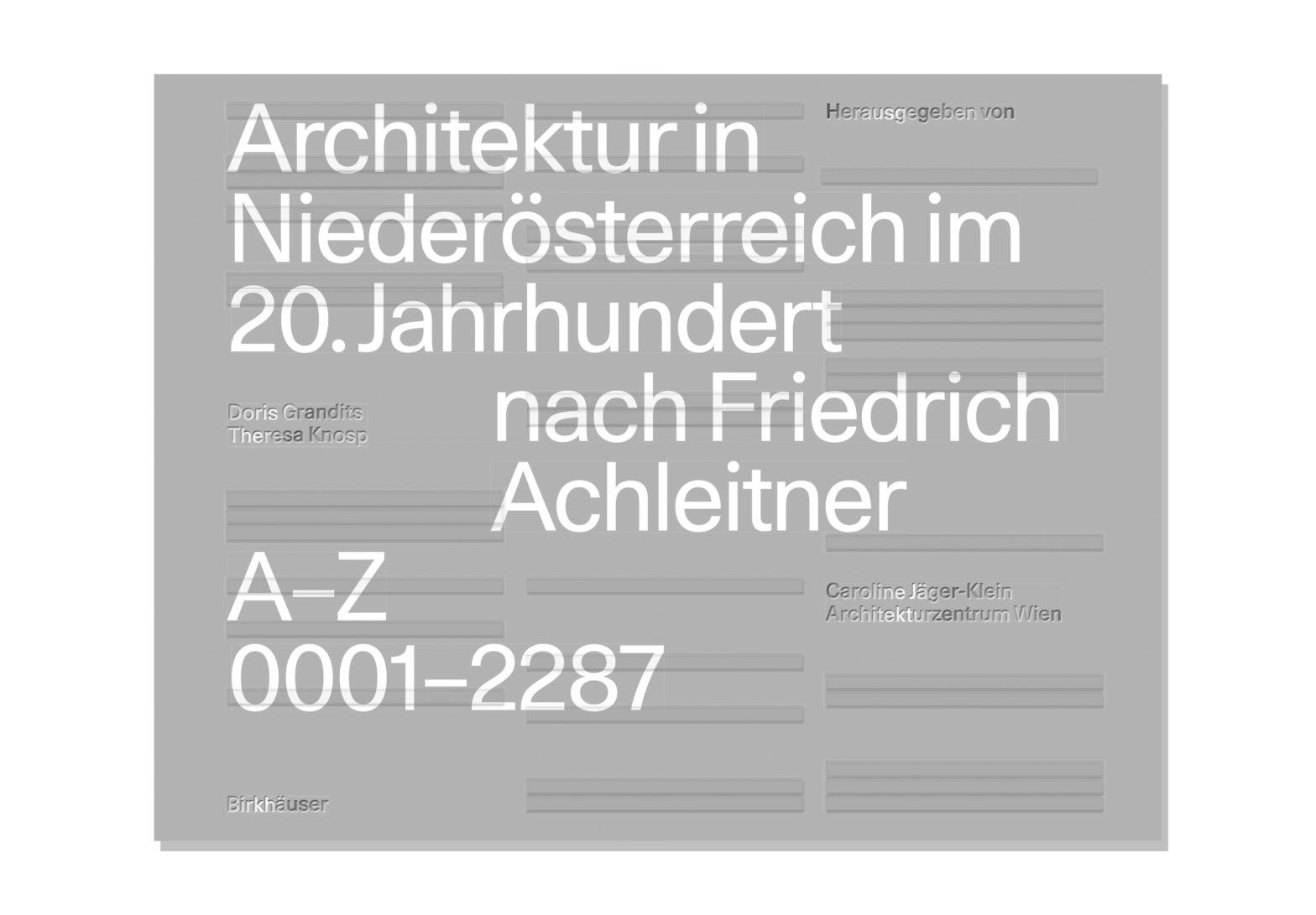Architektur in Niederösterreich | Buchpräsentation